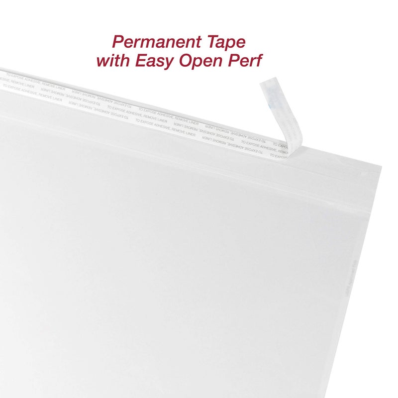 EnvyPak Clear Catalog Envelope - Vertical Style -Permanent Peel and Seal Closure Holds 8.5â€³ x 11â€³ Insert - Box of 50 - Image 5